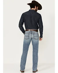 Ariat Men's Light Wash Baltimore Slim Straight Stretch Denim Jeans