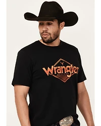 Wrangler Men's Boot Barn Exclusive Diamond Logo Print Short Sleeve Graphic T-Shirt