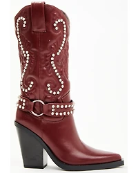 Azalea Wang Women's Umbra Embellished Boots - Snip Toe