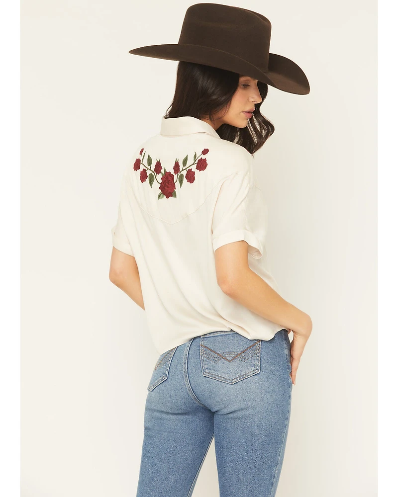 Idyllwind Women's Songwriter Short Sleeve Snap Sateen Western Shirt