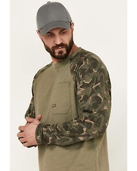 Ariat Men's Rebar Workman Baseball Long Sleeve Shirt