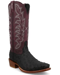 Twisted X Women's Reserve Exotic Full Quill Ostrich Western Boots - Square Toe