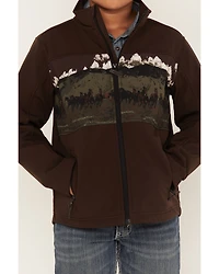 Cody James Boys' Western Scenic Print Softshell Jacket