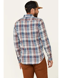 Flag & Anthem Men's Valinda Large Plaid Long Sleeve Button Down Western Shirt
