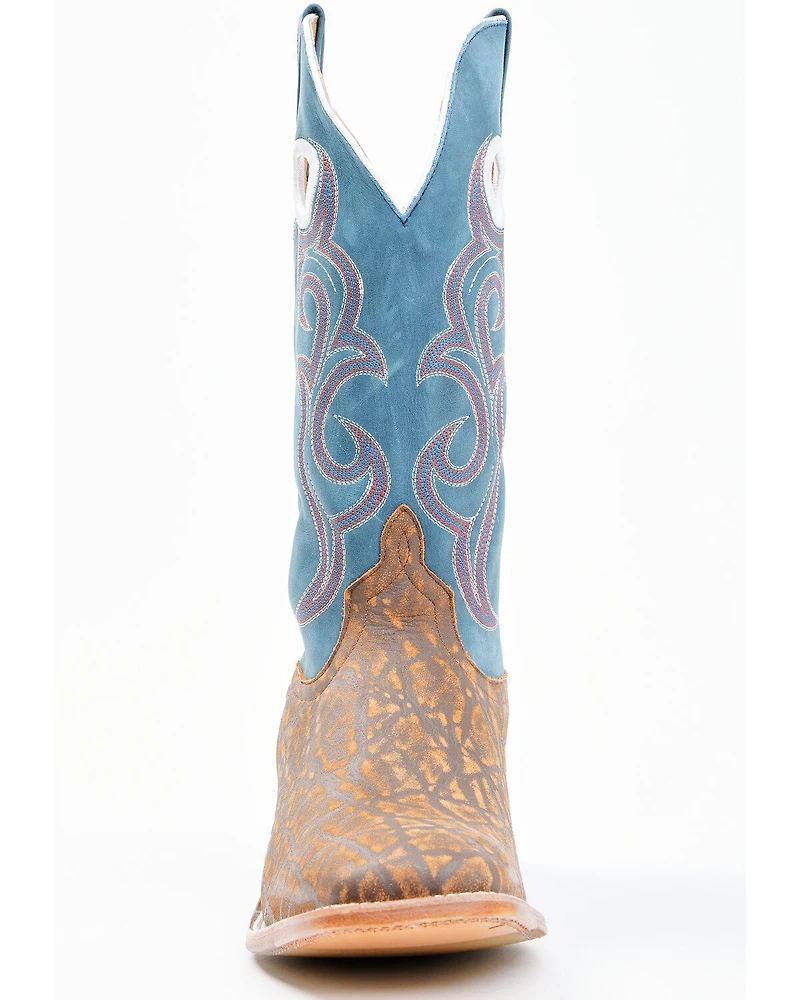 HorsePower Men's Sugared Western Boots - Broad Square Toe