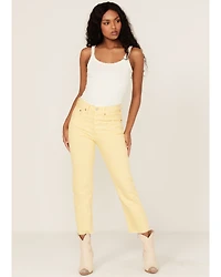 Levi's Women's 501 High Rise Straight Cropped Jeans