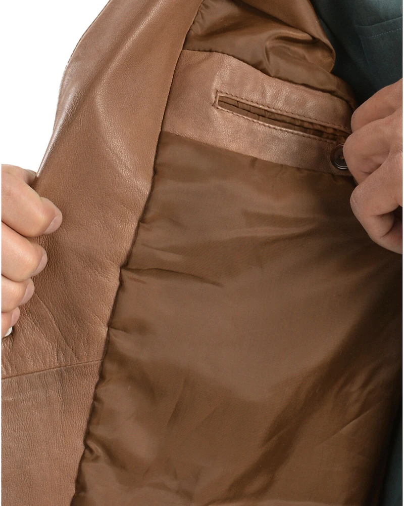 Scully Lamb Leather Blazer - Regular