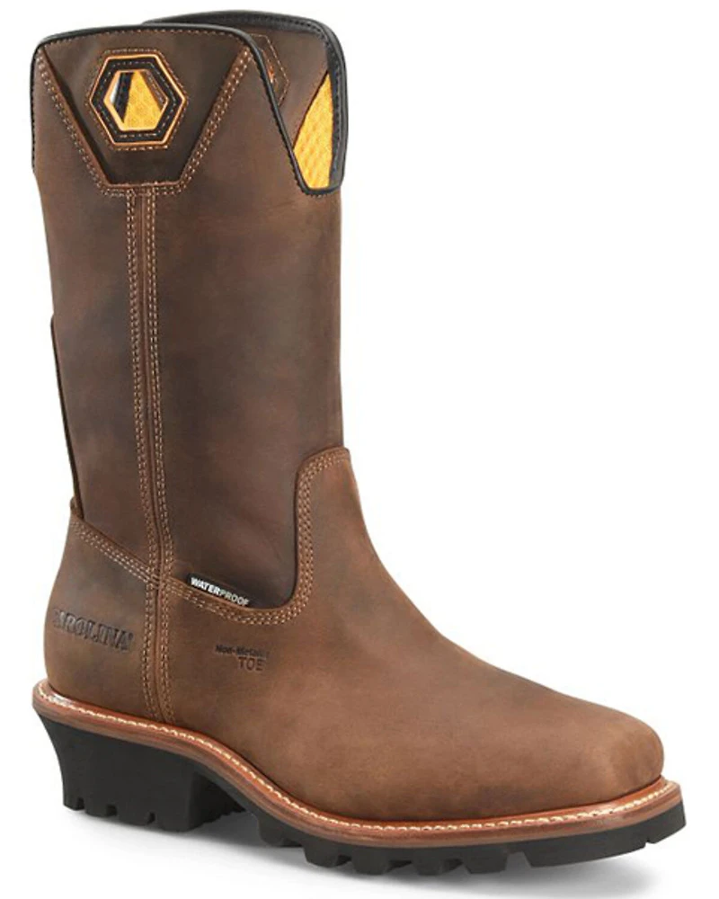 Carolina Men's 12" Coppice Wellington Waterproof Logger Work Boots - Composite Toe