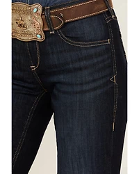 Ariat Women's Dark Wash Ophelia Prefect Rise Trouser Denim Jeans
