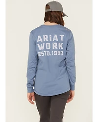 Ariat Women's Rebar Workman EST 1993 Long Sleeve Work Tee