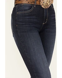 Wrangler Women's Madilyn Dark Wash Bespoke High Rise Flare Stretch Denim Jeans