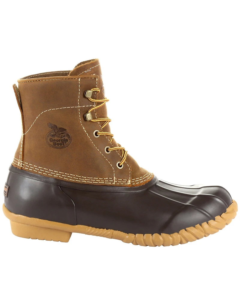 Georgia Boot Men's Marshland Lace-Up Duck Boots - Round Toe