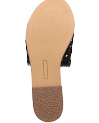 Dingo Women's Metallic Hairon Moo Sandals
