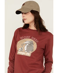 Wrangler Women's FR Work Hard Long Sleeve Graphic T-Shirt