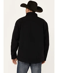 Cinch Men's Solid USA Logo Bonded Softshell Jacket