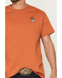 Riot Society Men's Cactus Skull Embroidered Short Sleeve T-Shirt