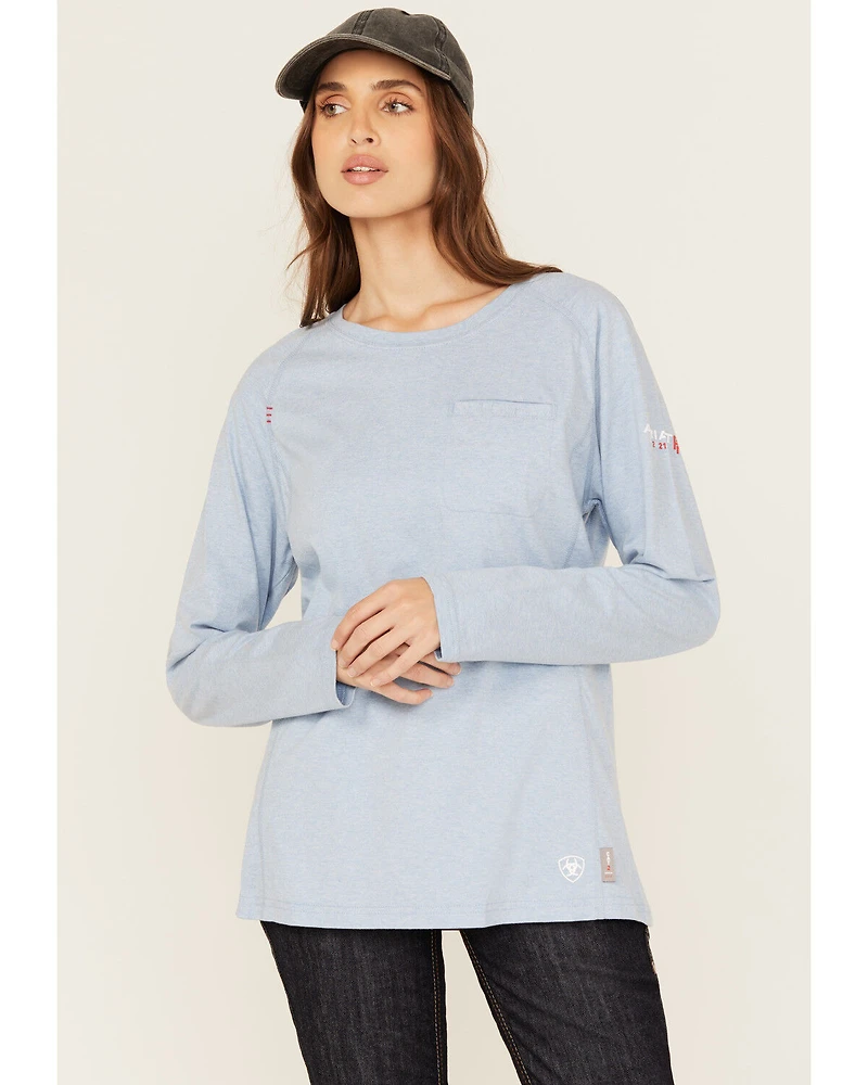 Ariat Women's FR Air Bolt Logo Long Sleeve Graphic T-Shirt