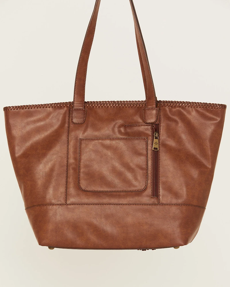 Shyanne Women's Hair On Tooled Concealed Carry Tote
