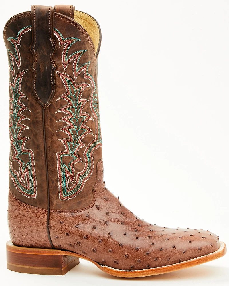 Justin Men's Chisolm Exotic Ostrich Western Boots