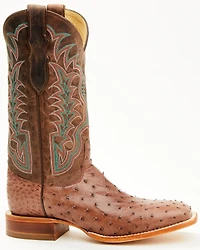 Justin Men's Chisolm Exotic Ostrich Western Boots