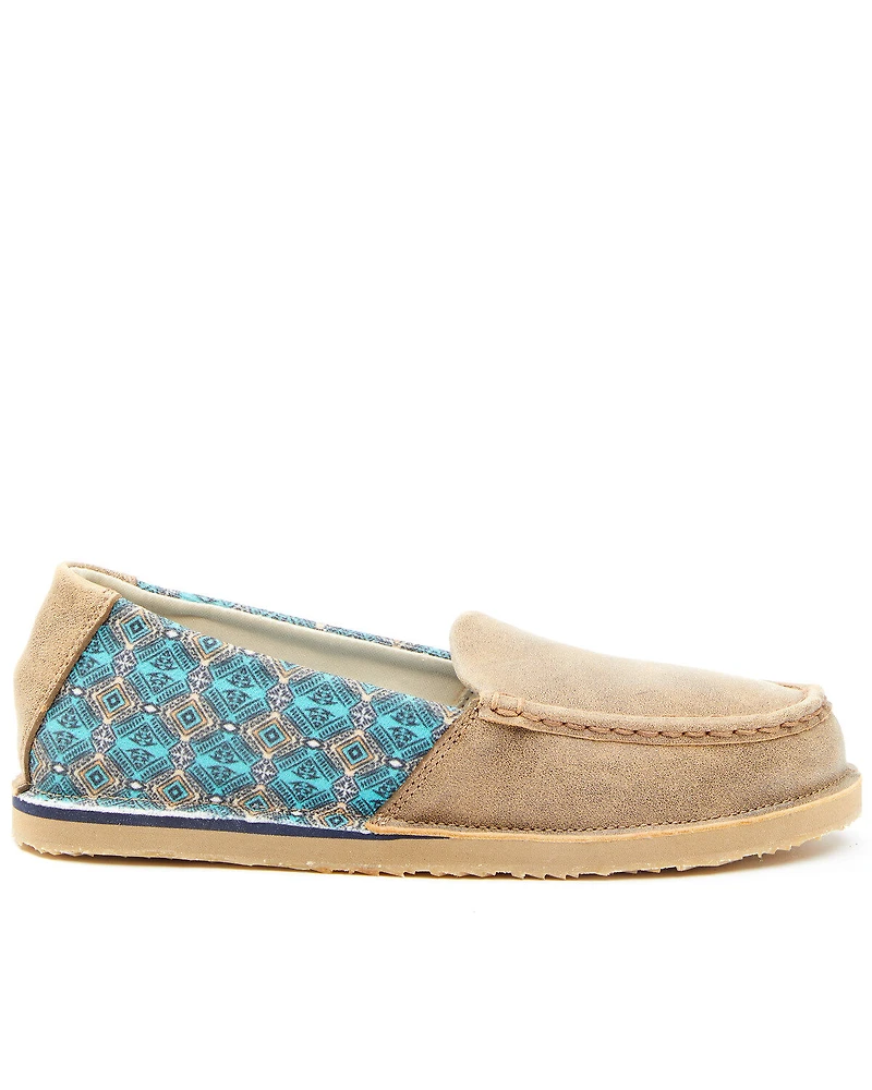 Wrangler Women's Loafer Shoes - Moc Toe