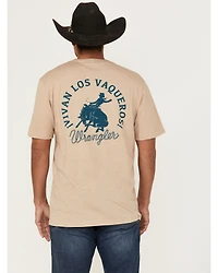 Wrangler Men's Vivian Los Vaqueros Short Sleeve Graphic T-Shirt