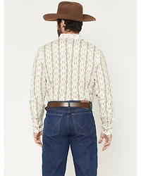 Gibson Trading Co Men's Crosby Southwestern Print Long Sleeve Button-Down Western Shirt