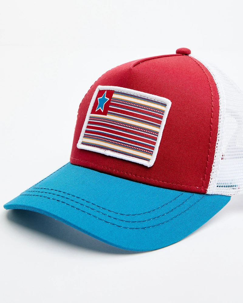 Cruel Girl Girls' Flag Patch Ball Cap