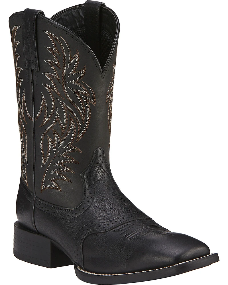 Ariat Men's Sport Performance Western Boots - Broad Square Toe