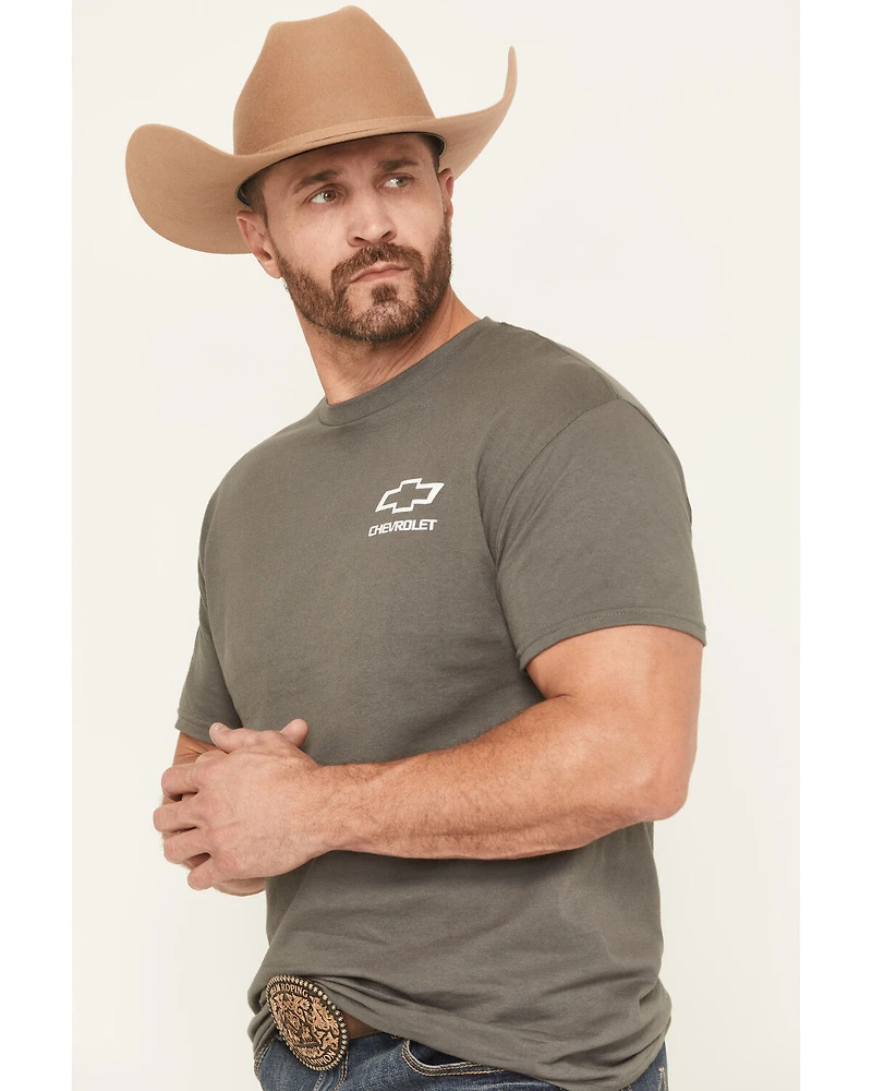Buckwear Men's Camo Chevy Logo Short Sleeve Graphic T-Shirt