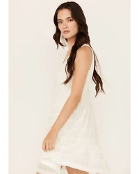 Shyanne Women's Embroidered Sleeveless Mini Dress