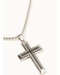 Cody James Men's Textured Cross Necklace