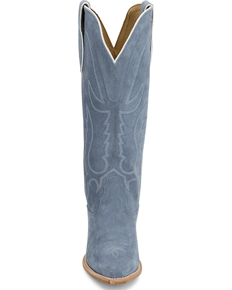 Tony Lama Women's Derby Liz Tall Western Boots - Snip Toe