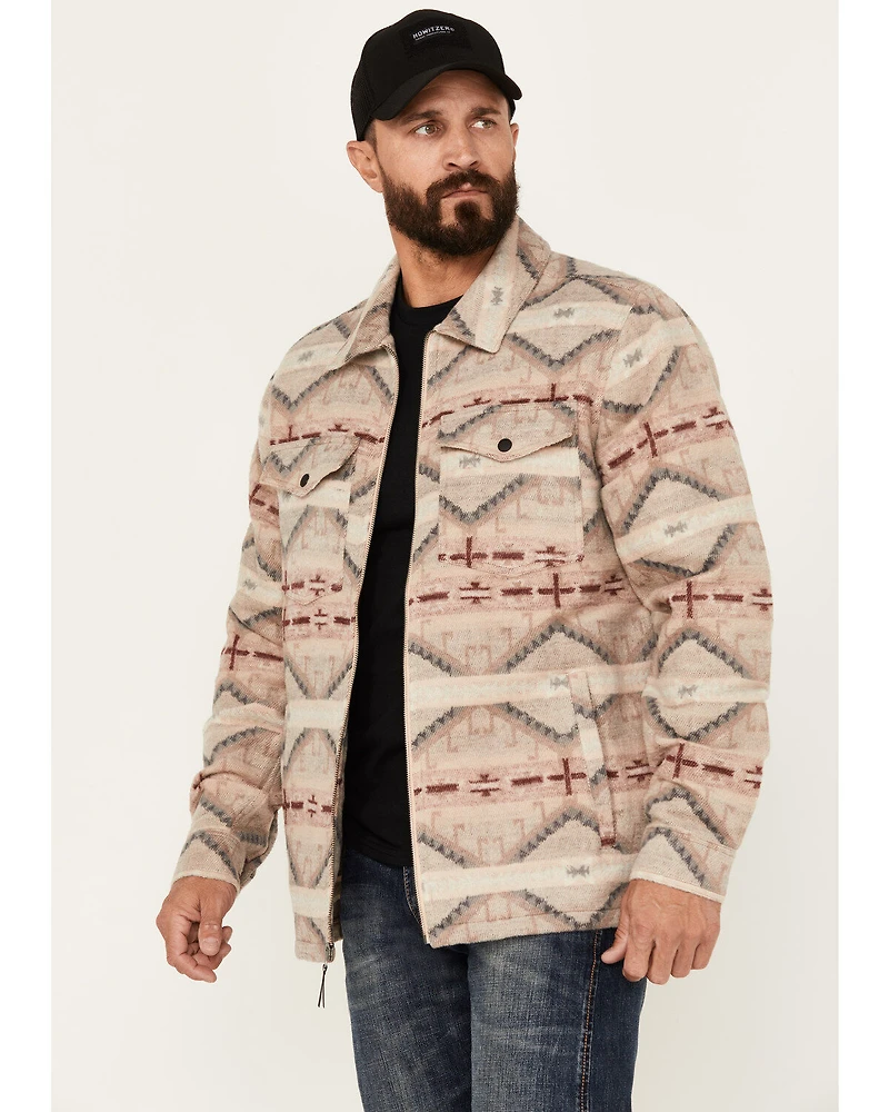 Rock & Roll Denim Men's Southwestern Zip Jacket