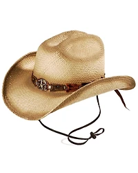 Bullhide Men's Star Central Straw Hat