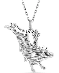 Montana Silversmiths Men's Bull Rider Pendant Necklace