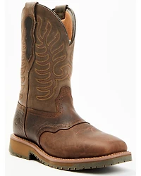 Double H Men's 11" Domestic I.C.E.™ Saddle Vamp Performance Western Boots - Broad Square Toe