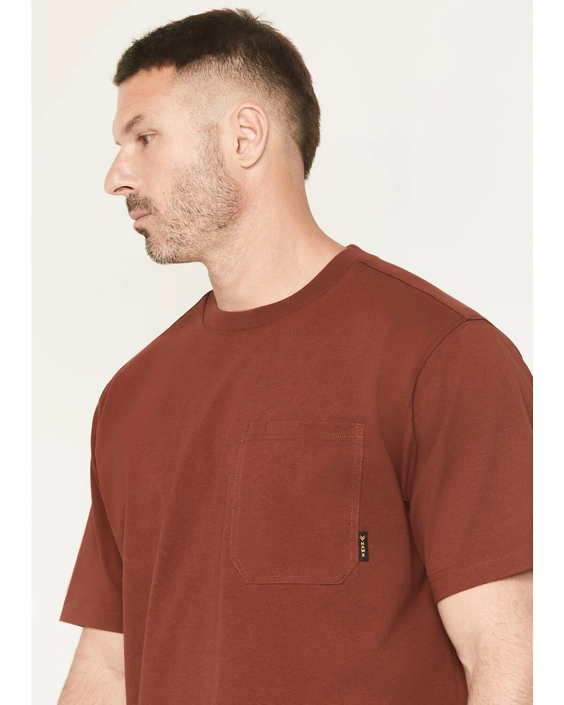 Hawx Men's Solid Forge Short Sleeve Work Pocket T-Shirt