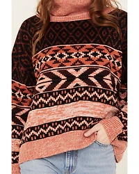 Wrangler Retro Women's Cowl Neck Long Sleeve Sweater