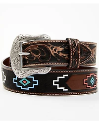 Roper Men's Southwestern Tooled Belt