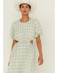 Show Me Your Mumu Women's Eloise Plaid Maxi Dress