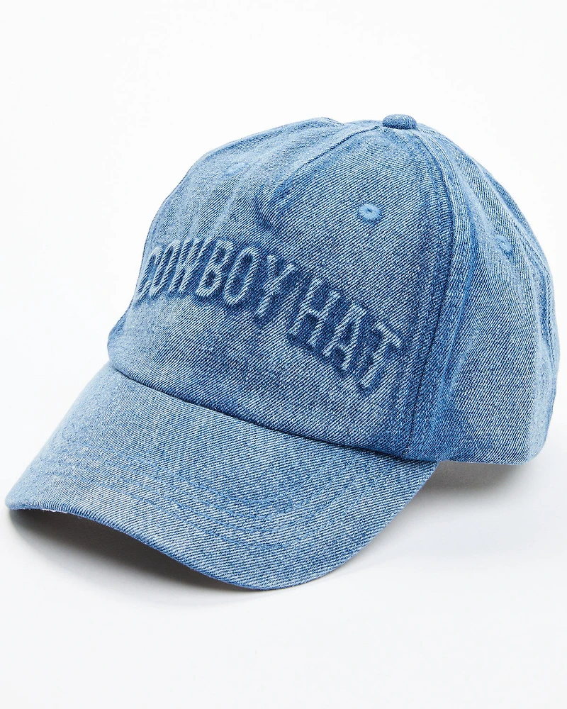 Shyanne Women's Denim Cowboy Hat Baseball Cap