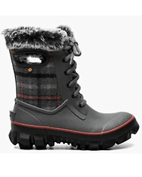 Bogs Women's Arcata Cozy Plaid Winter Boots - Round Toe