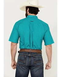 Ariat Men's Judd Geo Print Short Sleeve Button-Down Western Shirt
