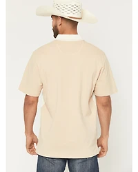 Kimes Ranch Men's Stripe Block Short Sleeve Polo Shirt