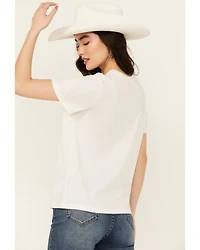 Wrangler Women's Bucking Bronco Logo Short Sleeve Graphic Tee