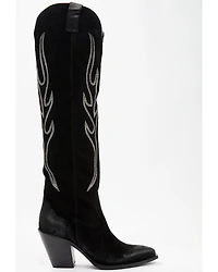 Italian Cowboy Women's Spirit Tall Western Boots- Snip Toe