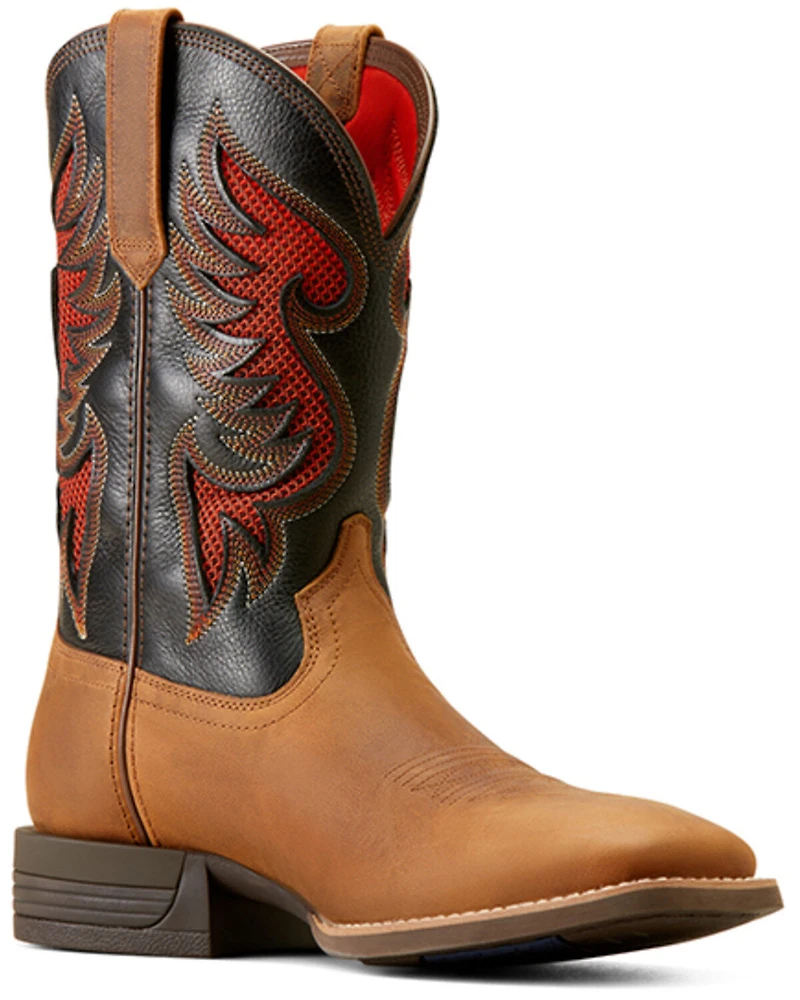 Ariat Men's Cowpuncher VentTek Western Boot - Broad Square Toe