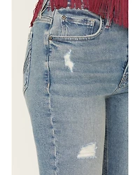 Idyllwind Women's Arbor Medium Wash Outlaw High Rise Flare Super Stretch Denim Jeans