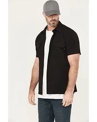 Dickies Men's Solid Pro Short Sleeve Button-Down Performance Work Shirt